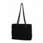 Pre-owned Canvas shoulder-bags Salvatore Ferragamo Pre-owned , Black ,...