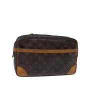 Pre-owned Canvas louis-vuitton-bags Louis Vuitton Vintage , Brown , Da...