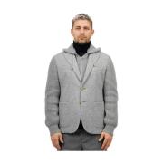 Wollen Jersey Jas L.b.m. 1911 , Gray , Heren