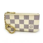 Pre-owned Canvas wallets Louis Vuitton Vintage , White , Dames