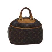 Pre-owned Canvas handbags Louis Vuitton Vintage , Brown , Dames