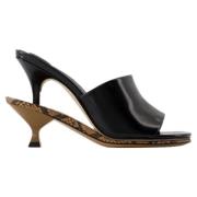 Leather sandals Jacquemus , Black , Dames