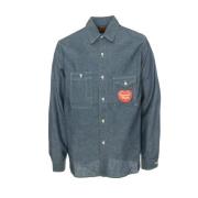 Chambray werkoverhemd Human Made , Blue , Heren