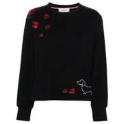 Casual Sweatshirt voor Mannen Thom Browne , Blue , Dames