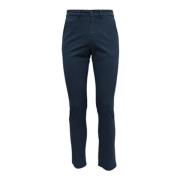 Blauwe Diamantprint Chino Broek Jeckerson , Blue , Heren