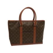 Pre-owned Canvas louis-vuitton-bags Louis Vuitton Vintage , Brown , Da...