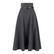 Elegante Grace Rok Norma Kamali , Gray , Dames