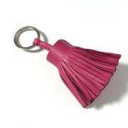 Pre-owned Fabric key-holders Hermès Vintage , Red , Dames