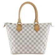 Pre-owned Canvas louis-vuitton-bags Louis Vuitton Vintage , White , Da...