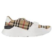 Cotton sneakers Burberry , Beige , Dames