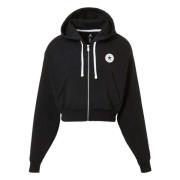 Retro Trek Thuis Hoodie Converse , Black , Dames