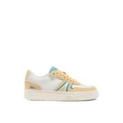 Ambachtelijke Lage Sneakers Geel/Off White Lacoste , Multicolor , Dame...