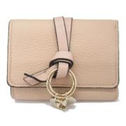 Pre-owned Leather wallets Chloé Pre-owned , Beige , Dames