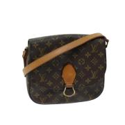 Pre-owned Canvas louis-vuitton-bags Louis Vuitton Vintage , Brown , Da...