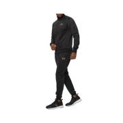 Sportieve Zwarte Broek Emporio Armani EA7 , Black , Heren