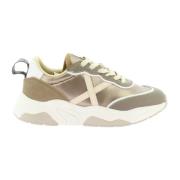 Beige Wave Sneakers Munich , Beige , Dames