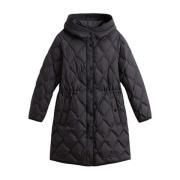 Zwarte Parka Jas voor Mannen Woolrich , Black , Dames