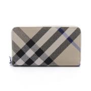 Pre-owned Canvas wallets Burberry Vintage , Beige , Heren