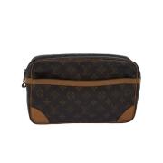 Pre-owned Canvas louis-vuitton-bags Louis Vuitton Vintage , Brown , Da...