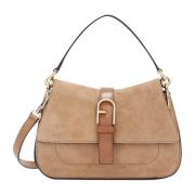 Mini Top Handle Flow Tas Furla , Beige , Dames