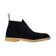 Veterboots Donkerblauw Leer PS By Paul Smith , Blue , Heren