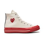 Chuck 70 Hi Sneakers Rood Comme des Garçons , White , Heren