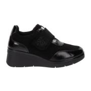 Sneakers van imitatieleer Stijlvol ontwerp Cinzia Soft , Black , Dames