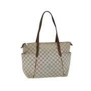 Pre-owned Canvas louis-vuitton-bags Louis Vuitton Vintage , Beige , Da...