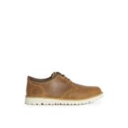 Cognac Leren Derby Schoenen Barbour , Brown , Heren