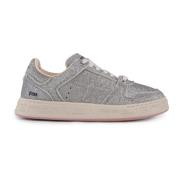 Glitter Dames Sneakers Zilver Premiata , Gray , Dames