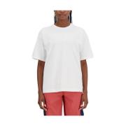 Athletics T-shirt voor mannen New Balance , White , Dames