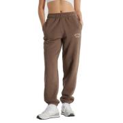 Grafische Fleece Jogger Broek New Balance , Brown , Dames