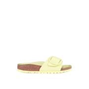 Grote Gesp Popcorn Sandalen Birkenstock , Yellow , Dames