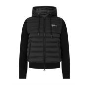 Zwarte Puffer Donsjas Ritssluiting Duvetica , Black , Heren