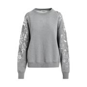 Geborduurde Sweatshirt met Guepe Design Essentiel Antwerp , Gray , Dam...