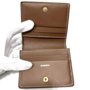 Pre-owned Leather wallets Burberry Vintage , Brown , Dames