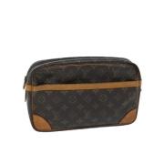 Pre-owned Canvas louis-vuitton-bags Louis Vuitton Vintage , Brown , Da...