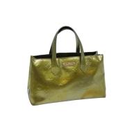 Pre-owned Leather handbags Louis Vuitton Vintage , Green , Dames