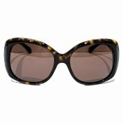 Pre-owned Plastic sunglasses Chanel Vintage , Brown , Dames