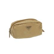 Pre-owned Nylon prada-bags Prada Vintage , Beige , Dames