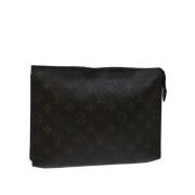 Pre-owned Leather wallets Louis Vuitton Vintage , Black , Dames