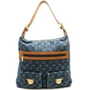 Pre-owned Denim louis-vuitton-bags Louis Vuitton Vintage , Blue , Dame...