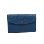 Pre-owned Leather louis-vuitton-bags Louis Vuitton Vintage , Blue , Da...