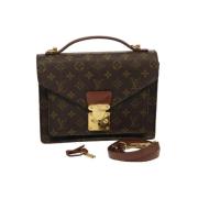 Pre-owned Canvas louis-vuitton-bags Louis Vuitton Vintage , Brown , Da...