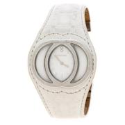 Pre-owned Metal watches Versace Pre-owned , White , Dames