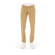 Stijlvolle Broek met Zij- en Achterzakken Jacob Cohën , Beige , Heren