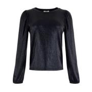 Stijlvolle longsleeve top Anna Van Toor , Black , Dames