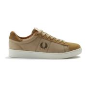 Tennis Schoenen van Mesh Nubuck Fred Perry , Brown , Heren