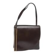 Pre-owned Leather shoulder-bags Loewe Pre-owned , Black , Dames