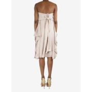 Pre-owned Silk dresses Missoni Pre-owned , Beige , Dames